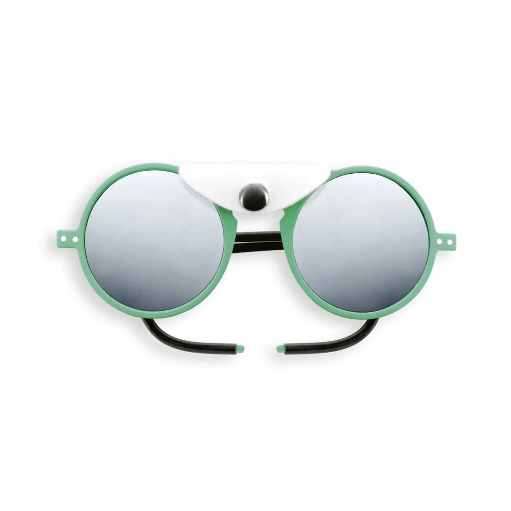 IZIPIZI Paris Sun Glazier Aviator Sunglasses Green Mint NEW UV Protection Unisex